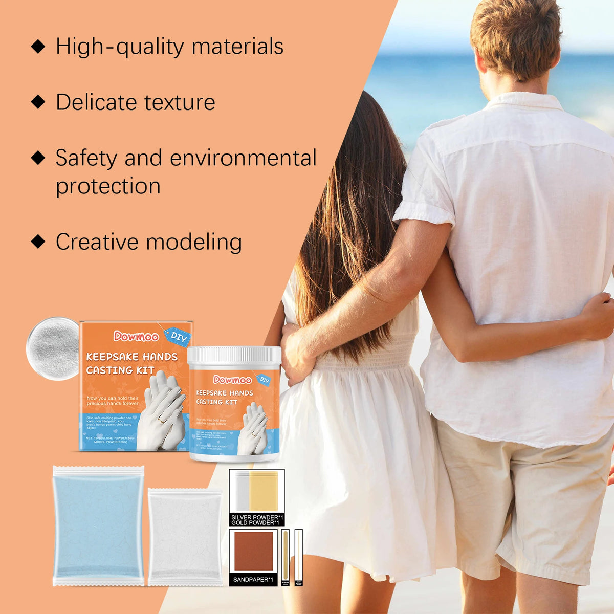 Hand Mold Casting Set For DIY Romantic Keepsakes