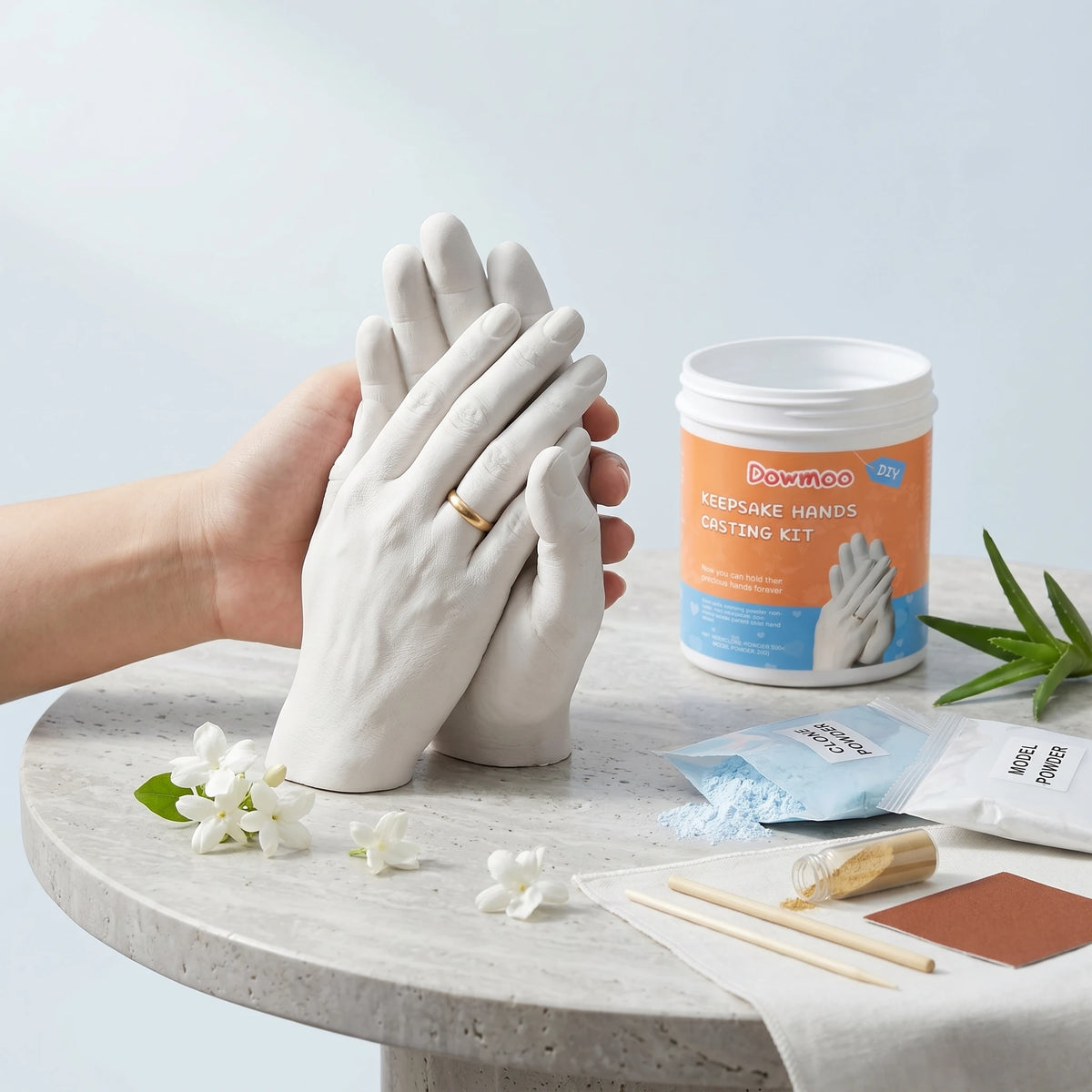 Hand Mold Casting Set For DIY Romantic Keepsakes