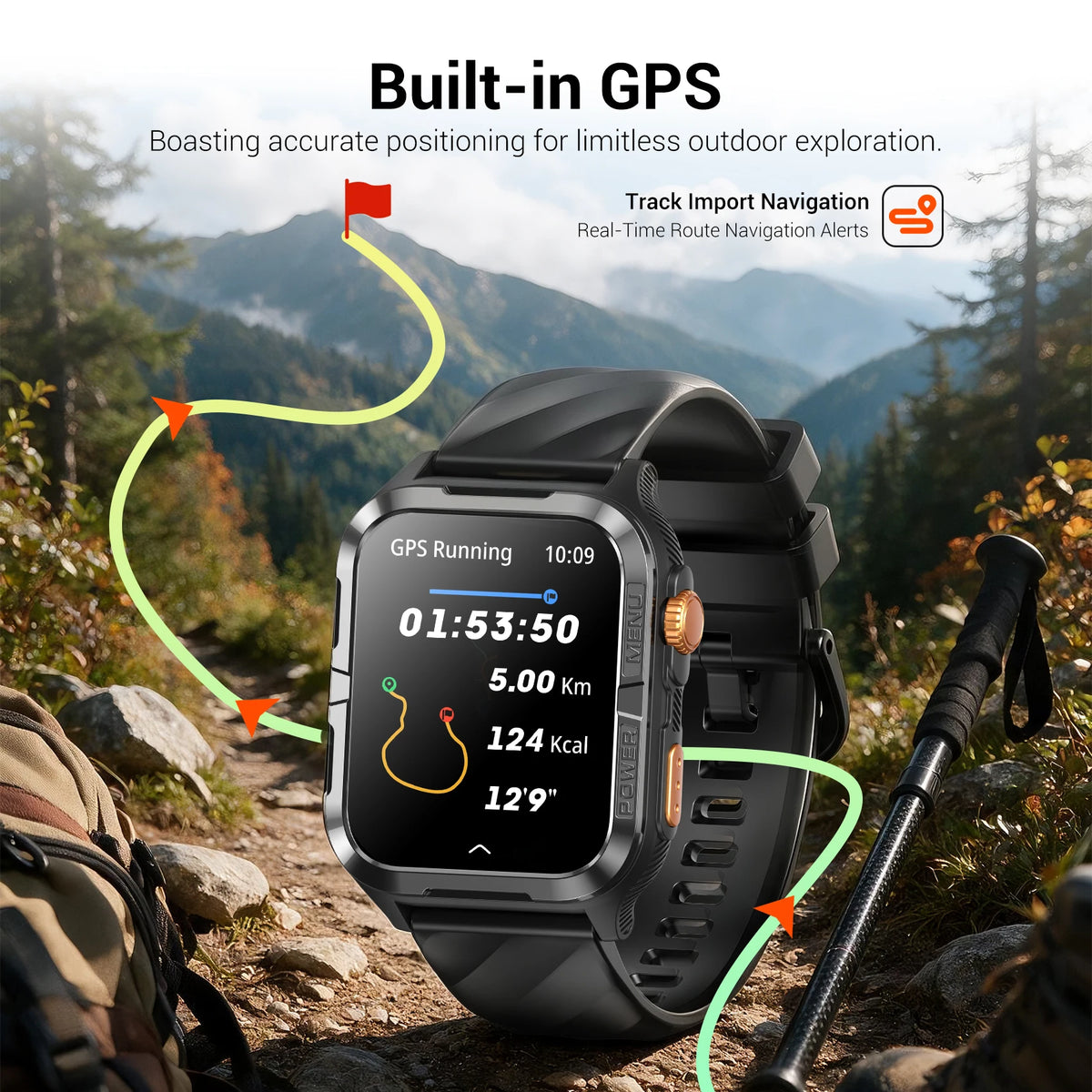 Blackview GPS Smart Watch for Men and Women