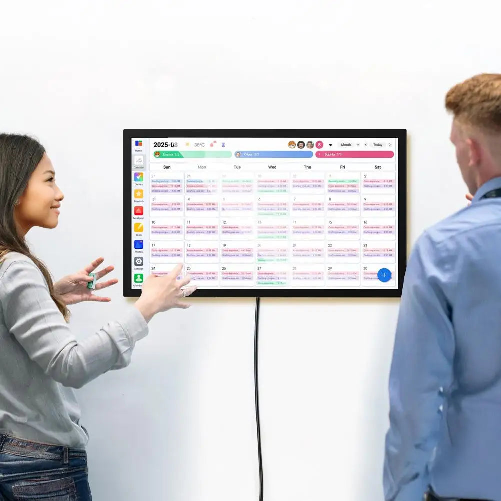 Smart Digital Family Calendar and Chore Planner