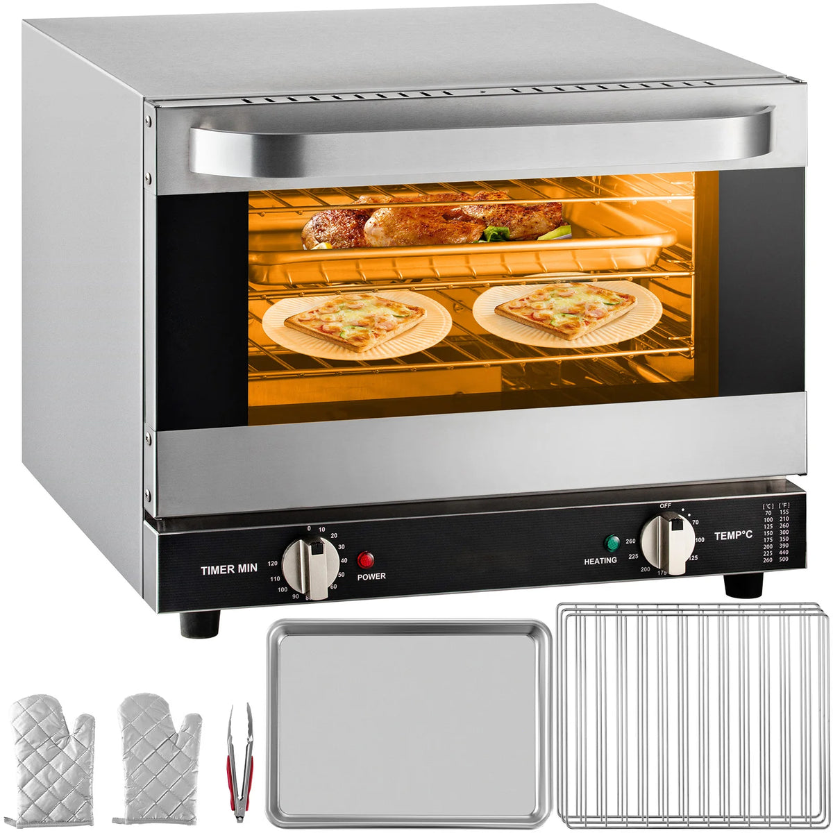 SucceBuy Countertop Commercial Convection Oven For Home And Business