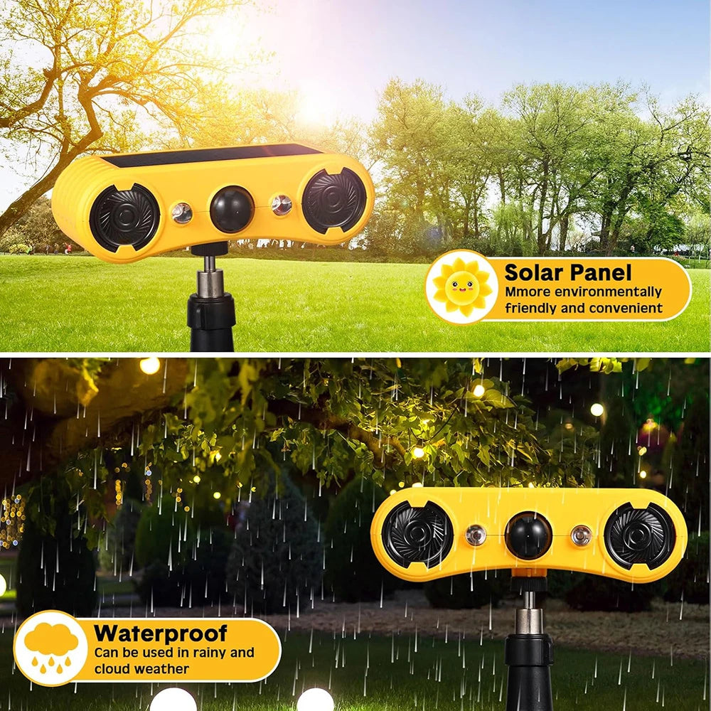 Outdoor Waterproof Solar Motion Alarm Detector