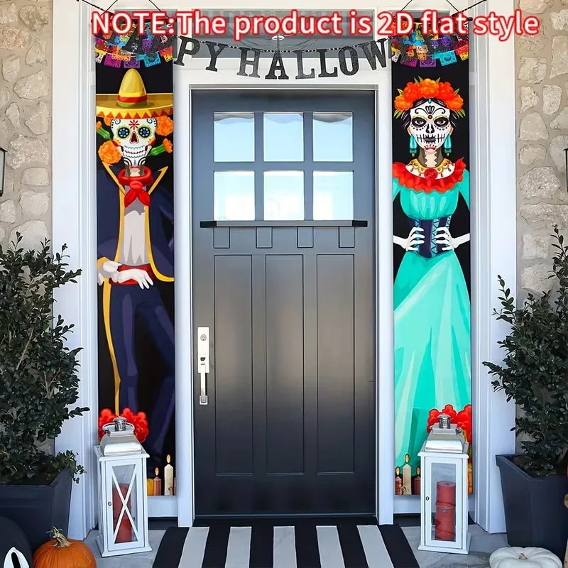 Halloween Ghost Festival Couplets for Outdoor Party Decorations