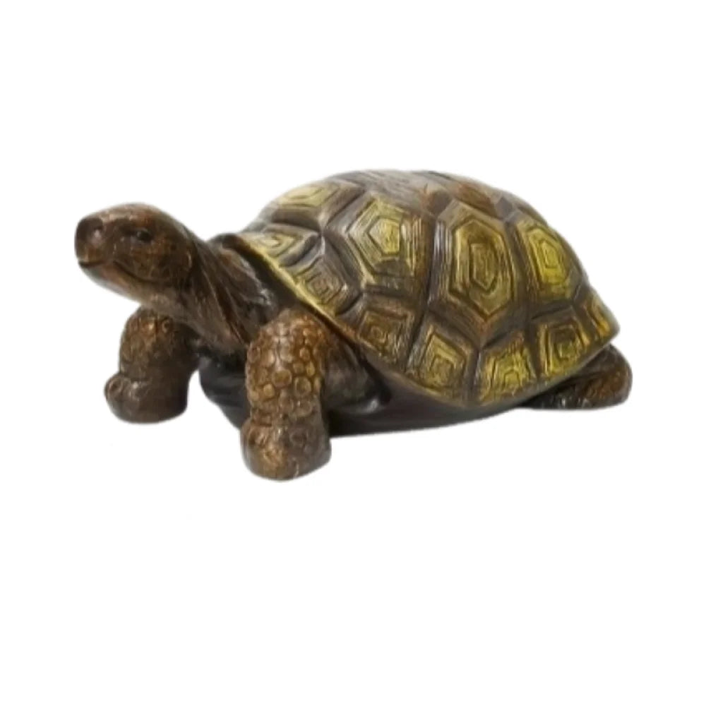 Realistic Resin Turtle Statue For Outdoor Garden Decor