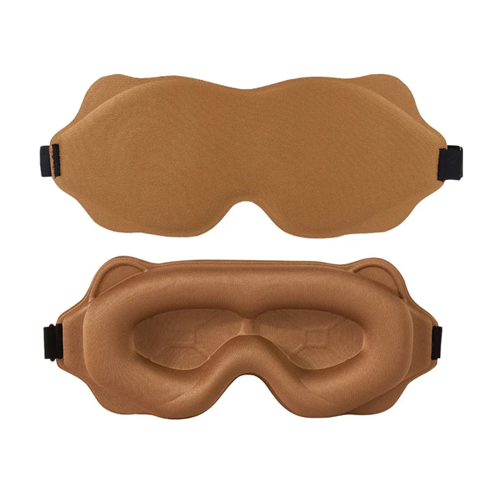 3D Light Blocking Sleep Mask With Soft Padded Eye Cover