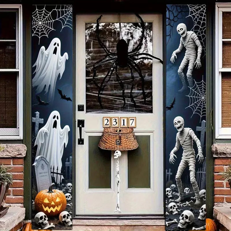 Halloween Ghost Festival Couplets for Outdoor Party Decorations