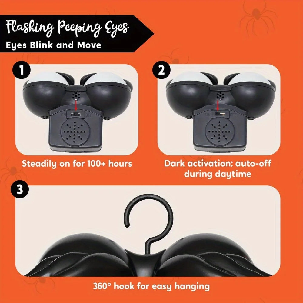 Animated Halloween Peeping Eyes Lights With Timer
