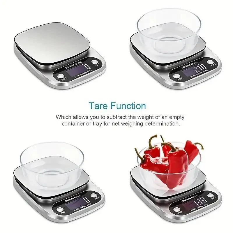 For Baking Coffee And Jewelry Digital Kitchen Scale With Backlit LCD