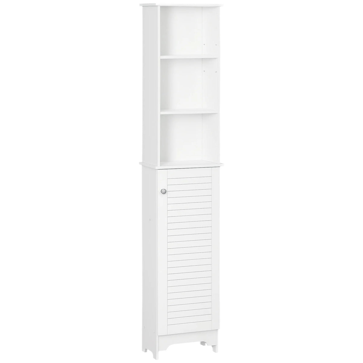 Space Saving Bathroom Storage Cabinet With Adjustable Shelves