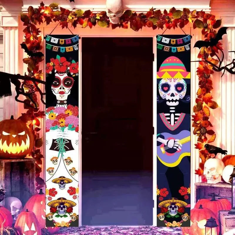 Halloween Ghost Festival Couplets for Outdoor Party Decorations