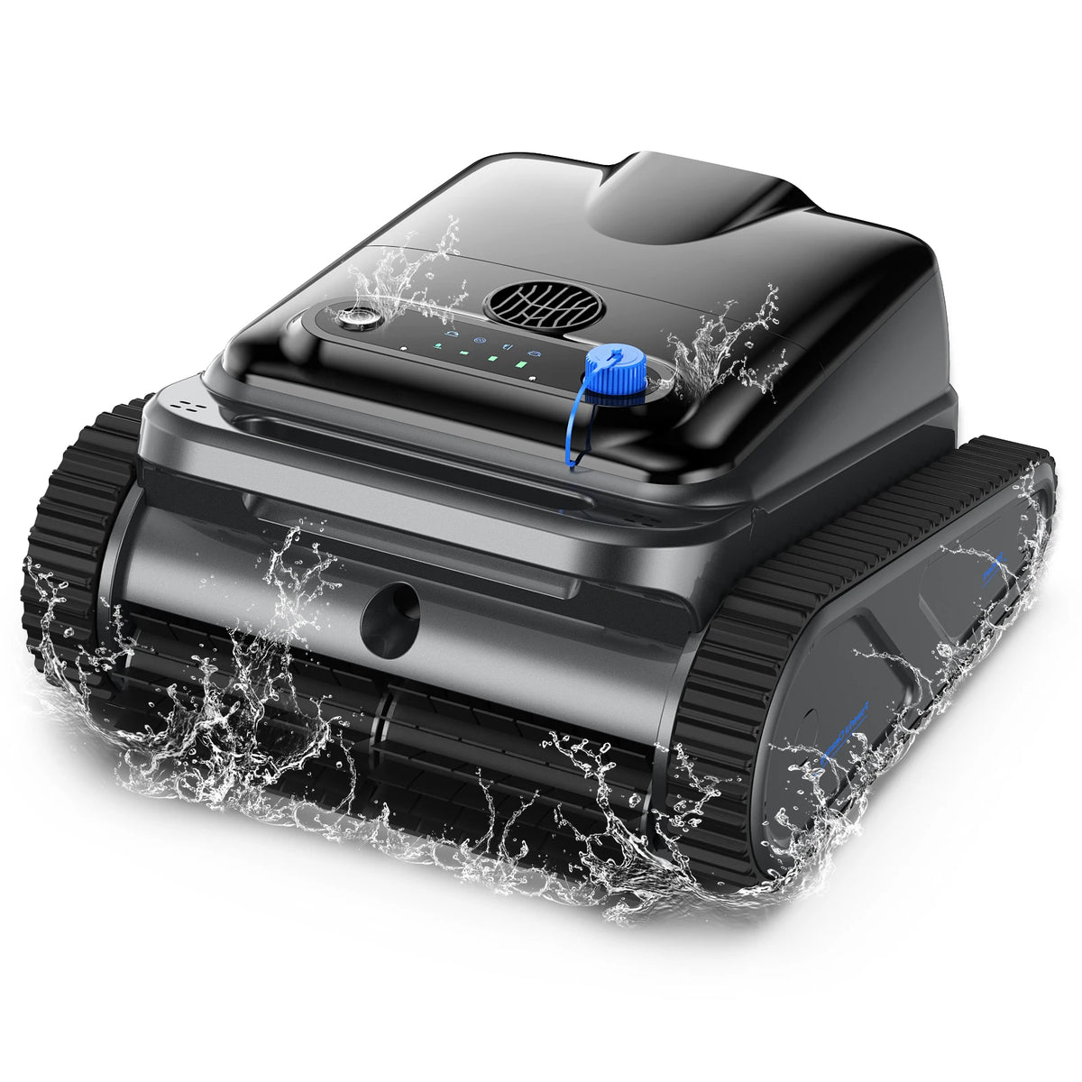 2025 Upgraded Y50 Auto Swimming Pool Cleaner Powerful Cordless Robotic Cleaner with 4 Motors Self-Parking for Above Ground Pools