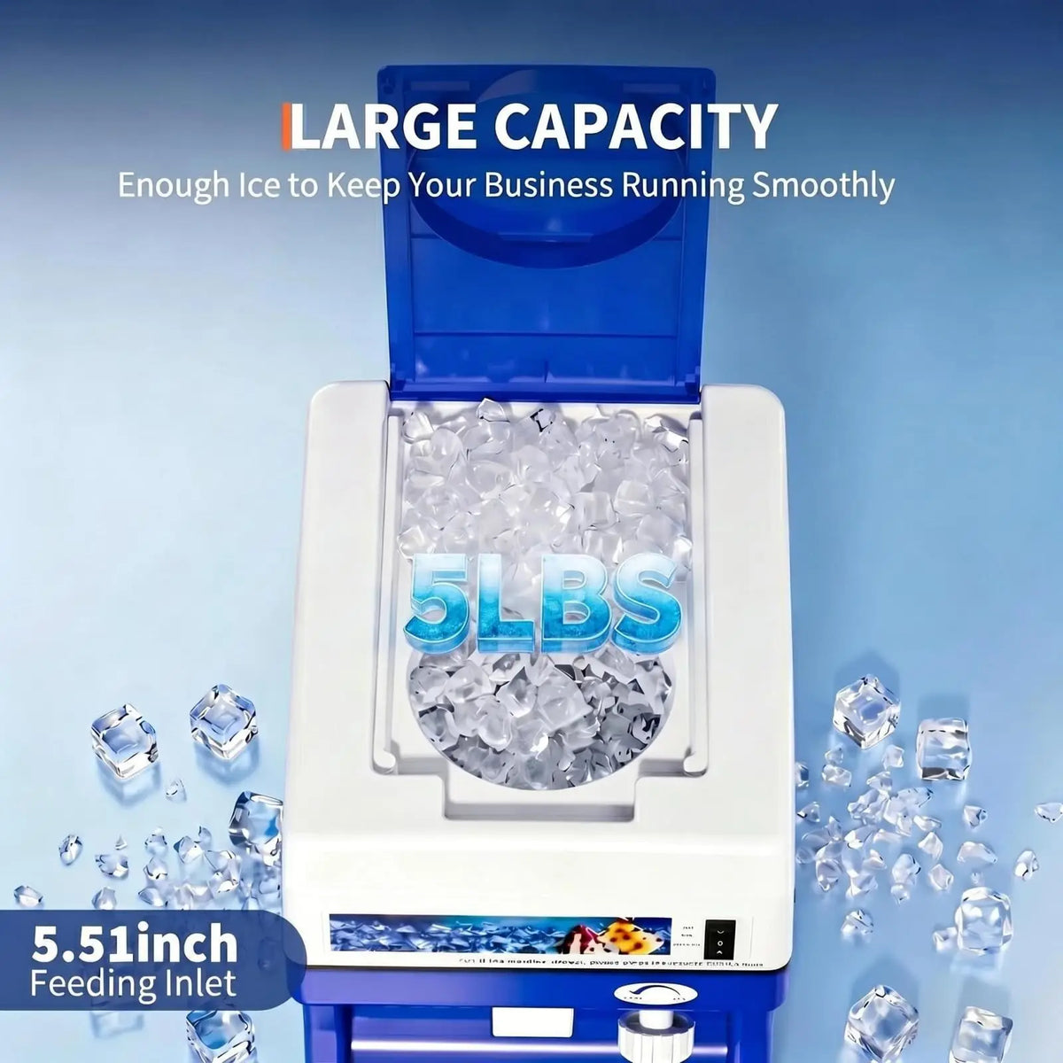 Acekool Commercial Shaved Ice Maker And Snow Cone Machine