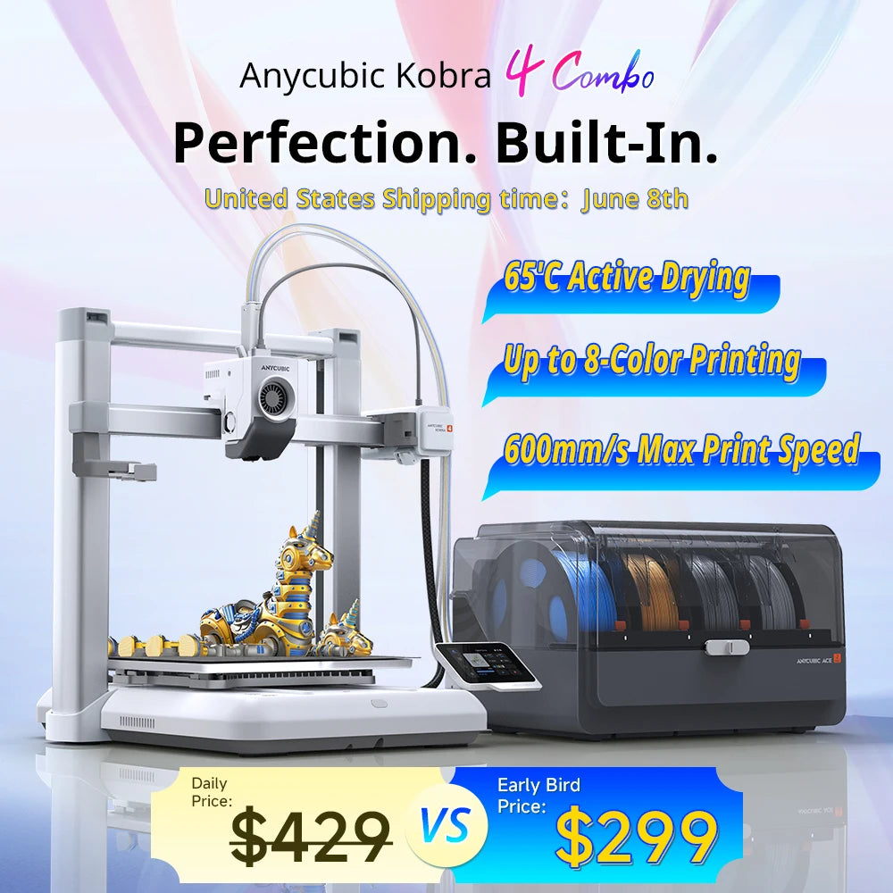 ANYCUBIC Kobra Fast Multicolor 3D Printer