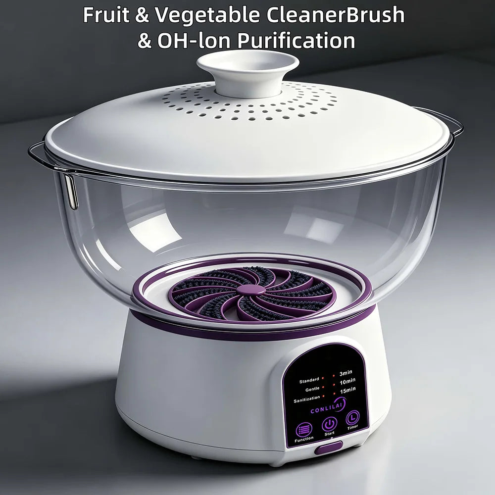 One Touch USB C Rechargeable Fruit Vegetable Cleaner
