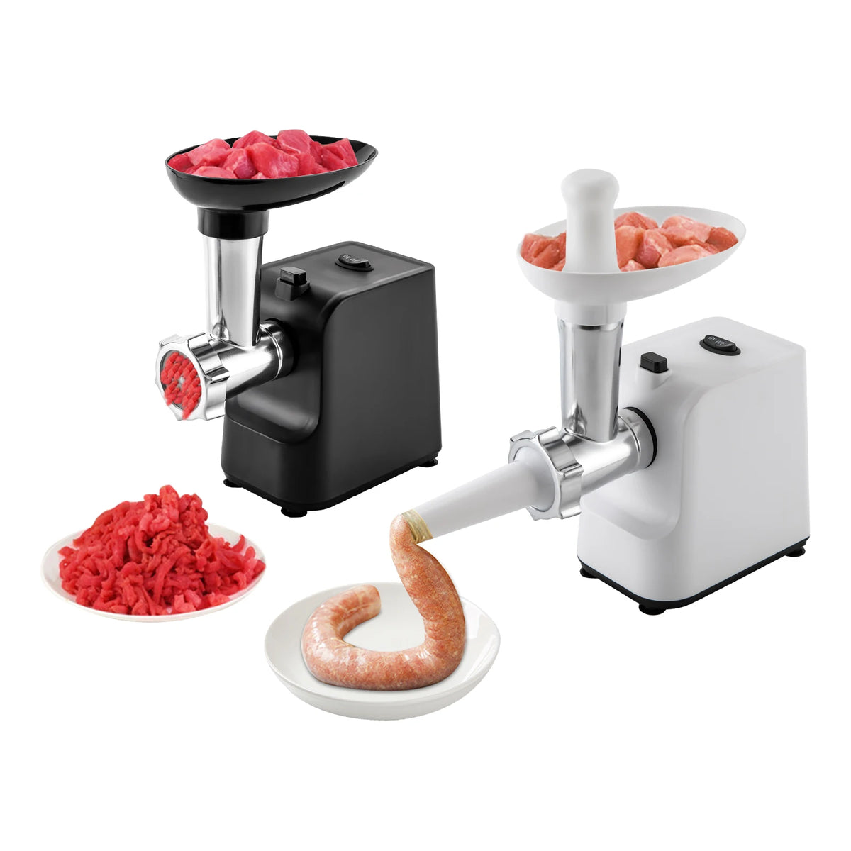 1000W Electric Sausage Stuffer With Three Grinding Plates