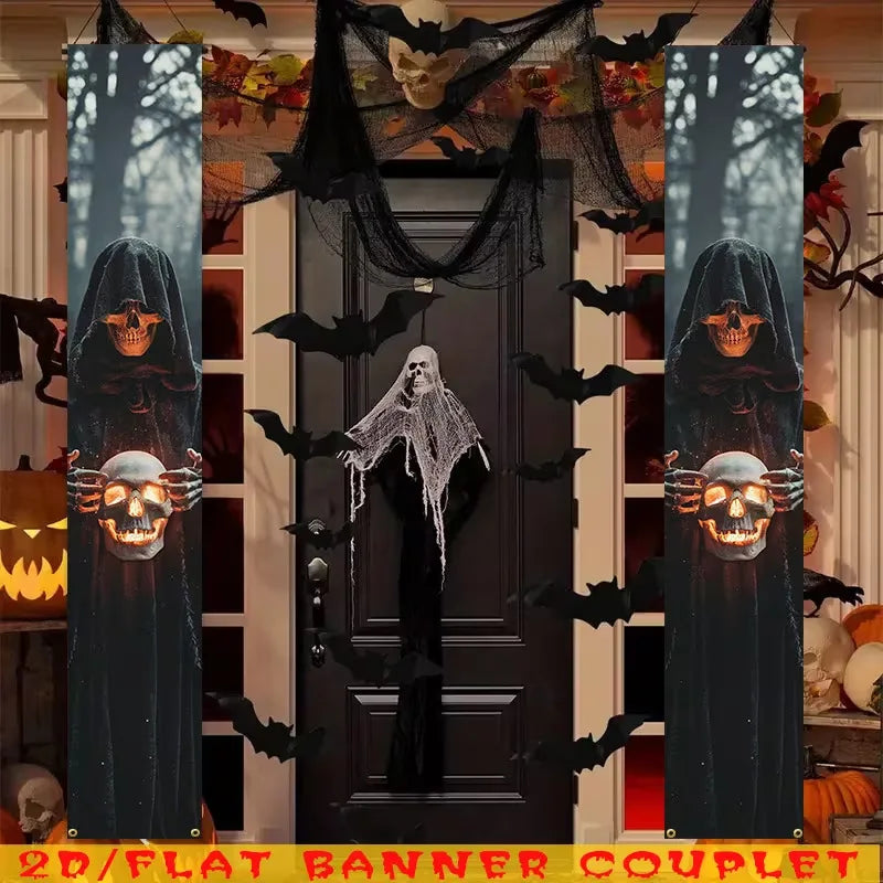 Halloween Ghost Festival Couplets for Outdoor Party Decorations