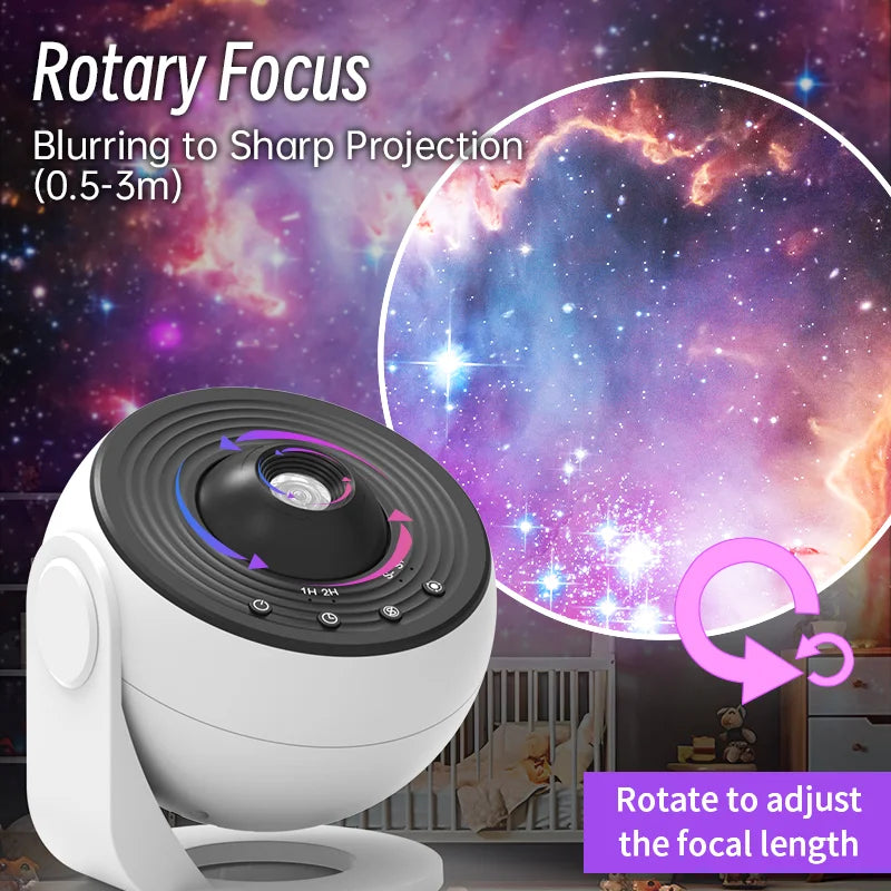 Galaxy Projector Starry Sky Night Light for Home Decor