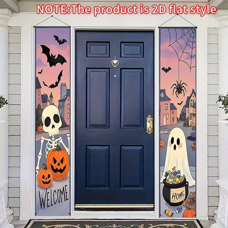 Halloween Ghost Festival Couplets for Outdoor Party Decorations
