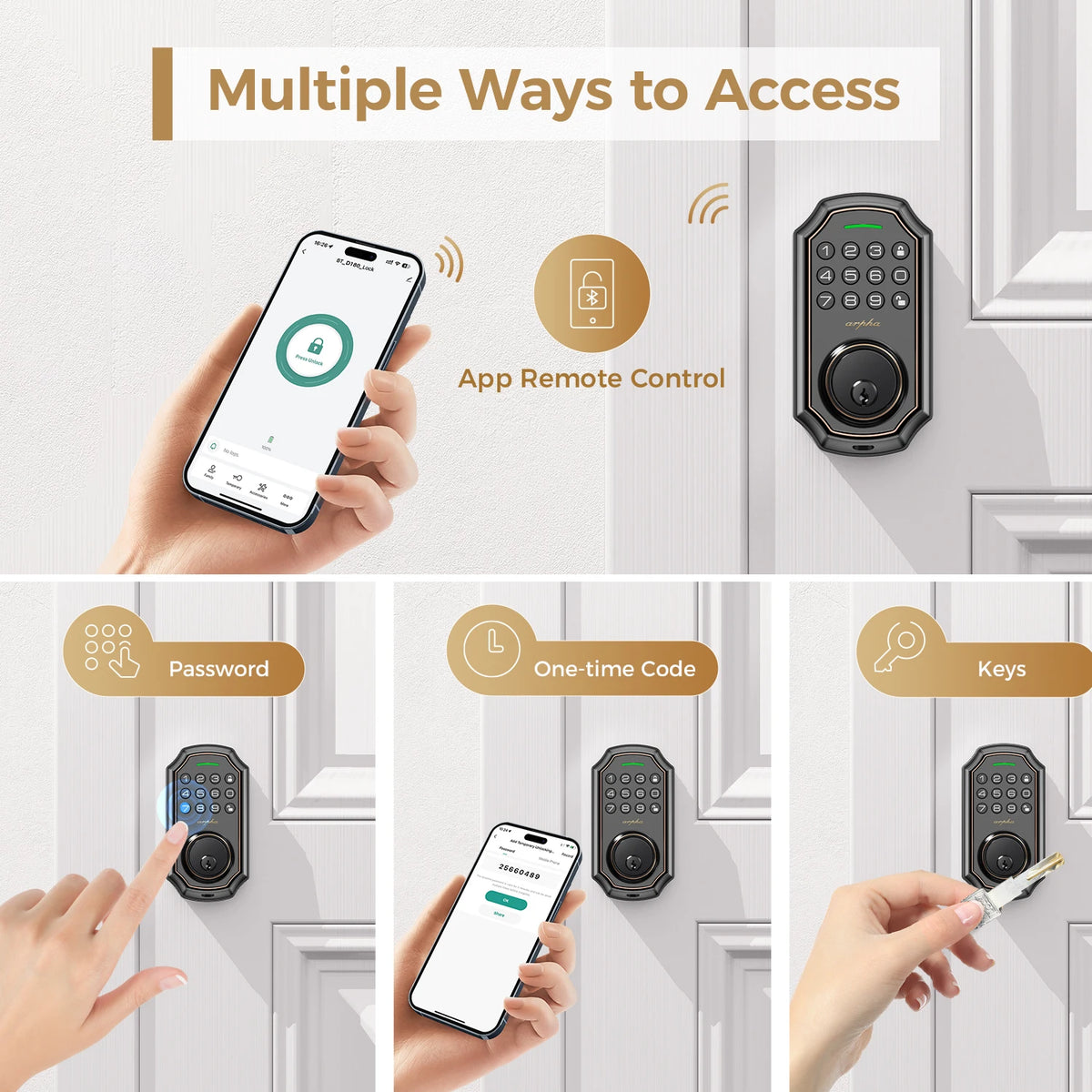 Effortless Home Access With a WiFi Deadbolt and Keypad Entry