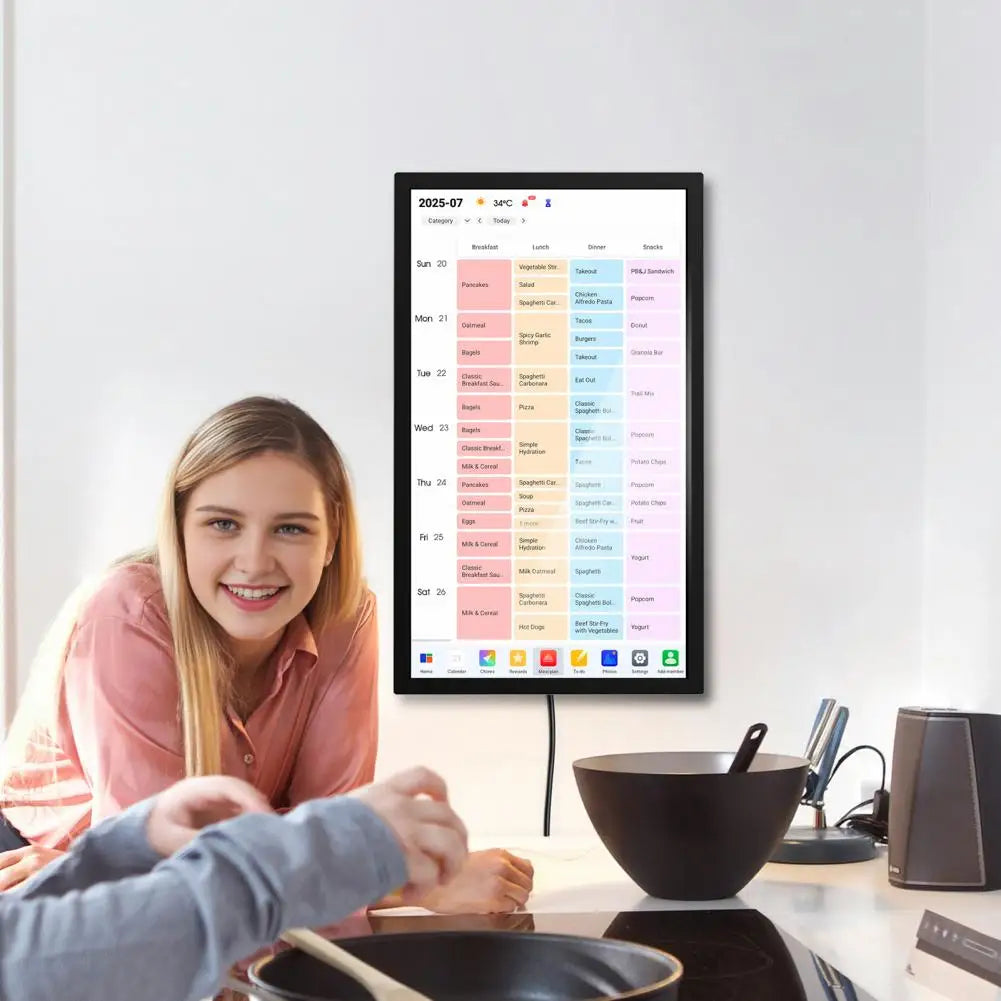 Smart Digital Family Calendar and Chore Planner