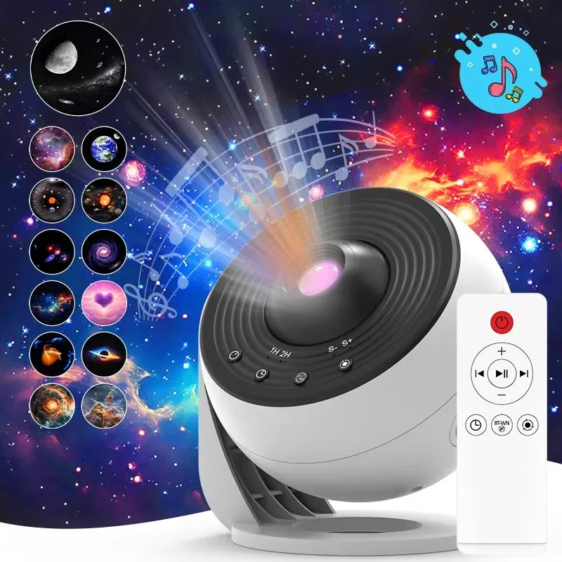 Galaxy Projector Starry Sky Night Light for Home Decor