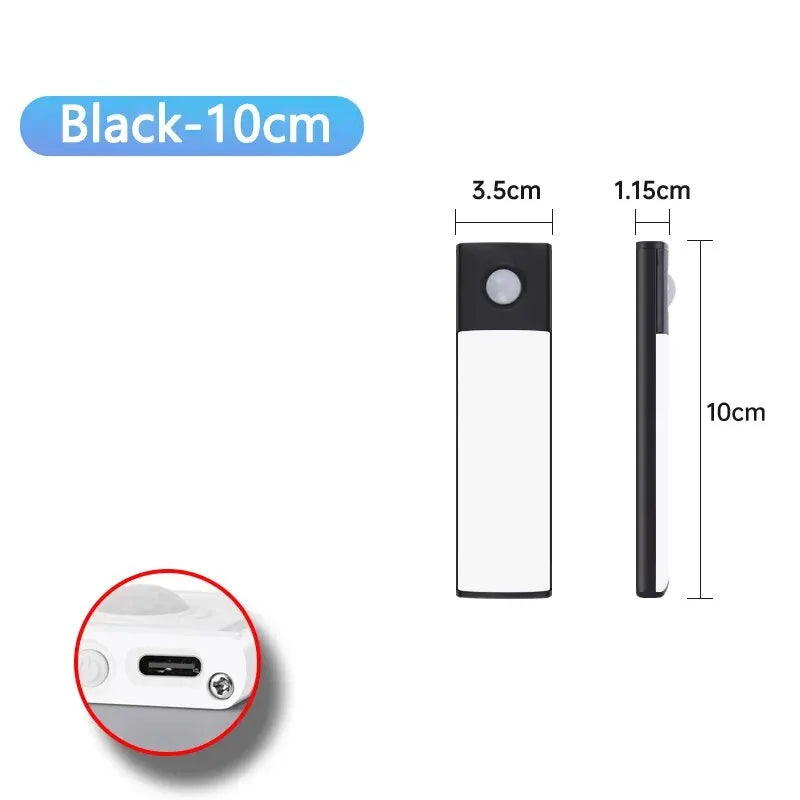 Rechargeable USB Type C Motion Sensor LED Cabinet Light