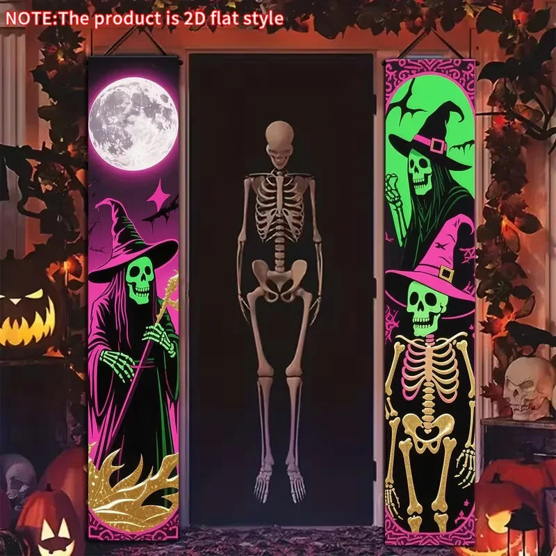 Halloween Ghost Festival Couplets for Outdoor Party Decorations