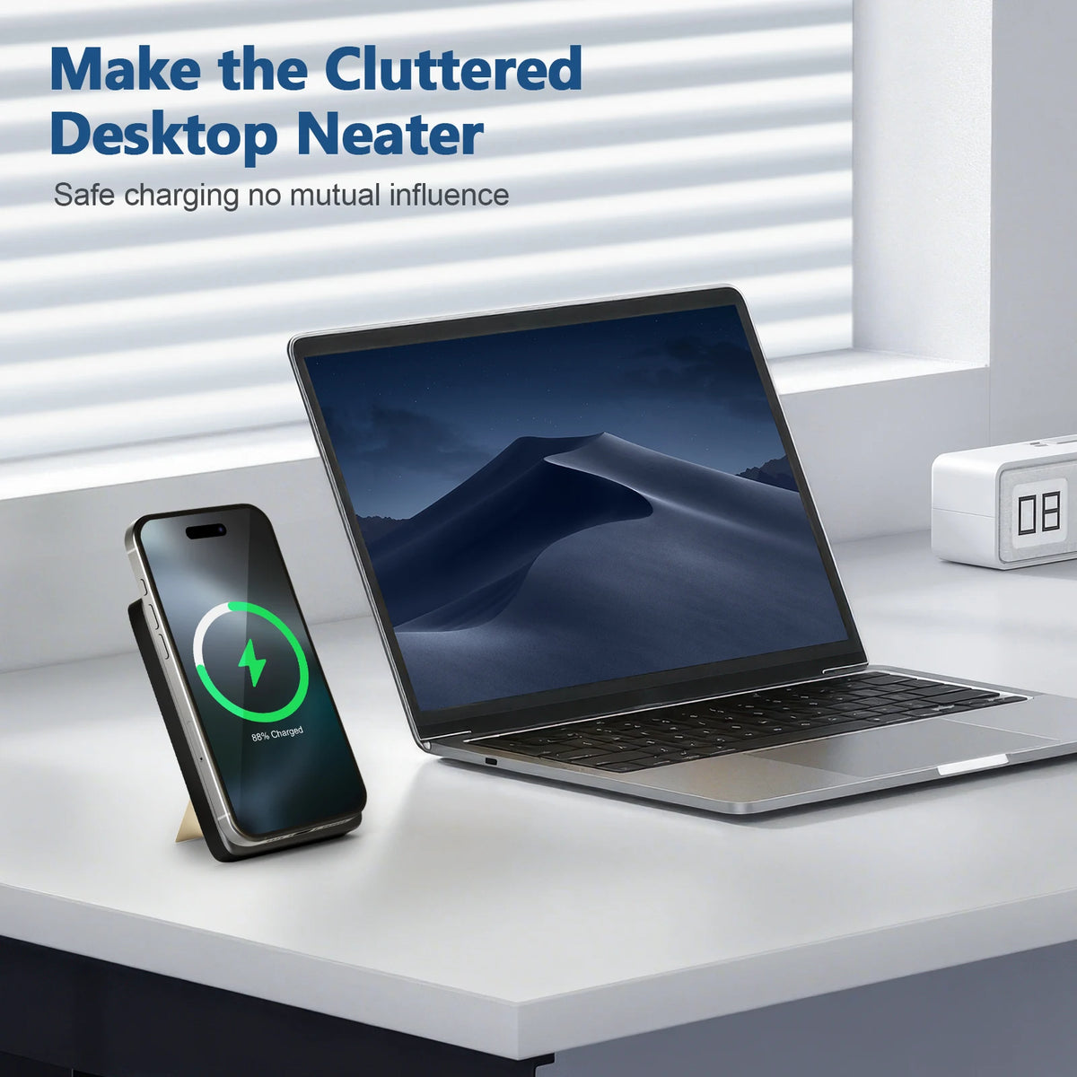 Magnetic Wireless Charging Station for Phones and Earbuds</|im_end|>