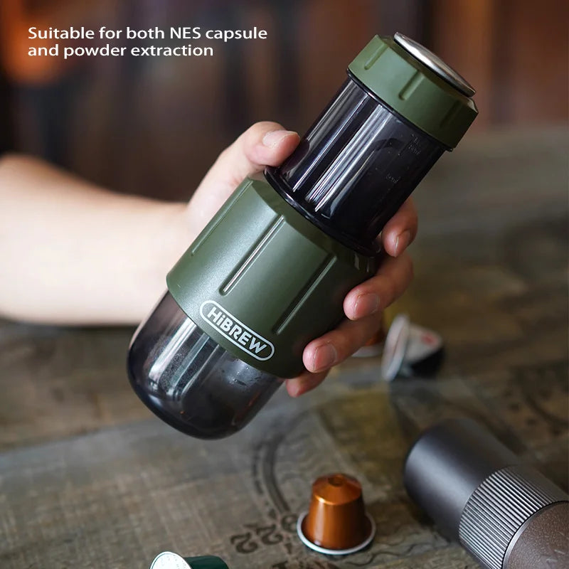 HiBREW 2-in-1 Portable Espresso Maker H4D Capsule And Ground