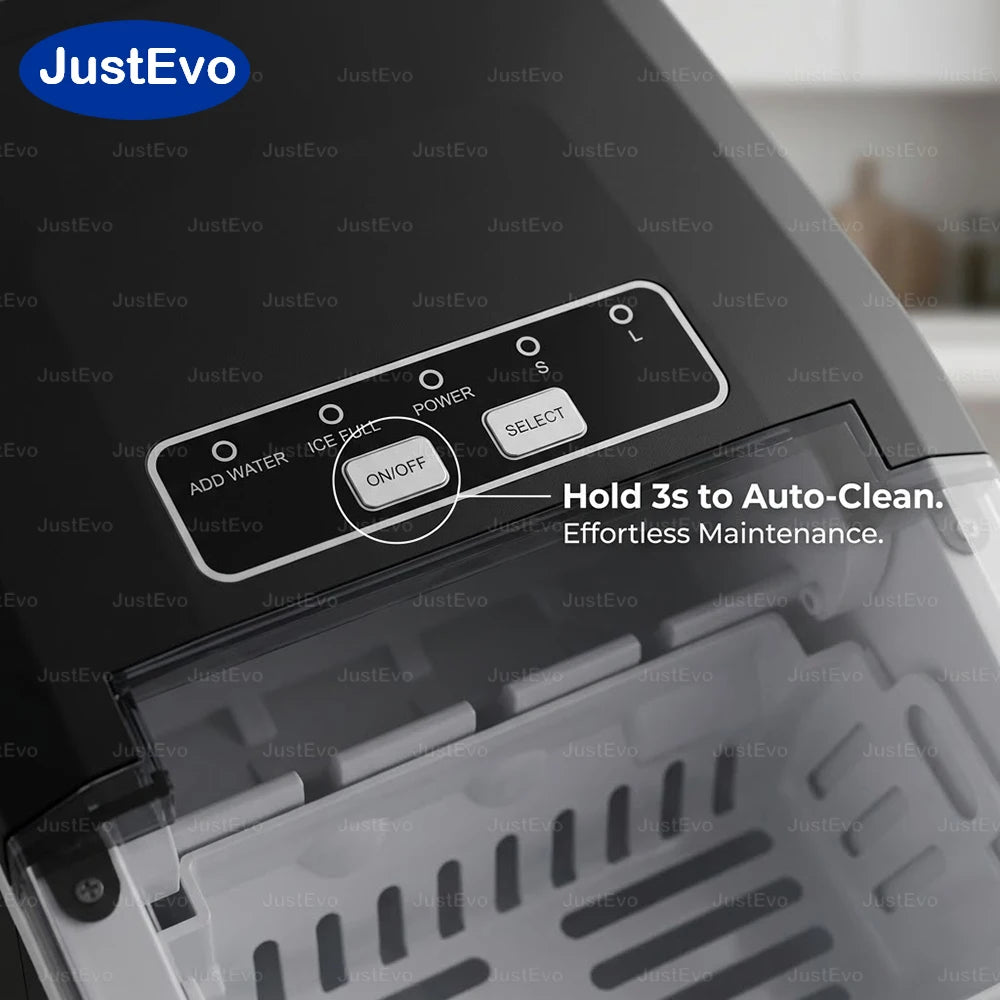Portable Countertop Ice Maker With Auto Clean And Fast Ice