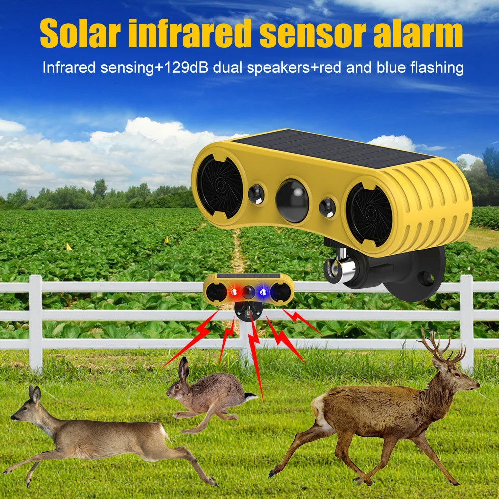 Outdoor Waterproof Solar Motion Alarm Detector