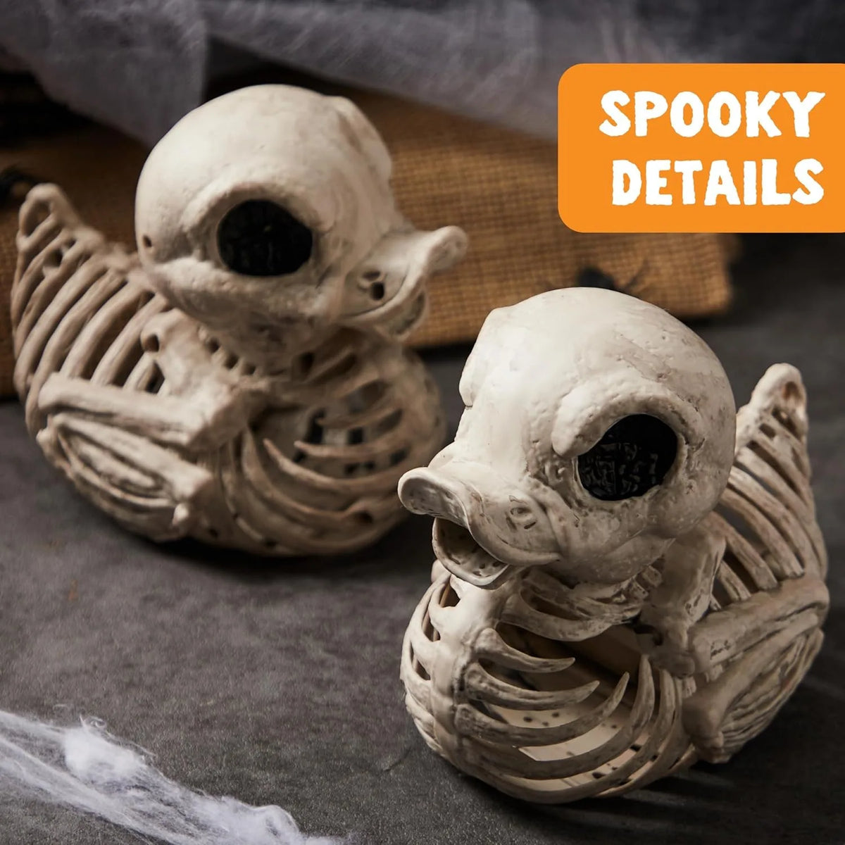 Halloween Duck Skeleton Decorations for Spooky Indoor Outdoor Displays