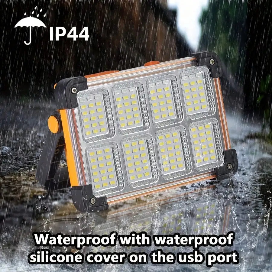 Portable USB Rechargeable LED Floodlight For Camping And Hiking