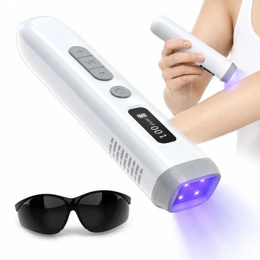 Jitesy 308nm UVB Handheld Narrowband Phototherapy Light Therapy Device