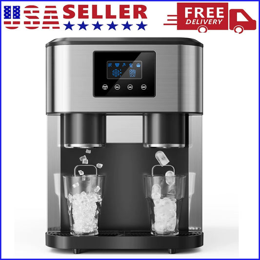 SHICUO 3 In 1 Countertop Ice Maker And Water Dispenser
