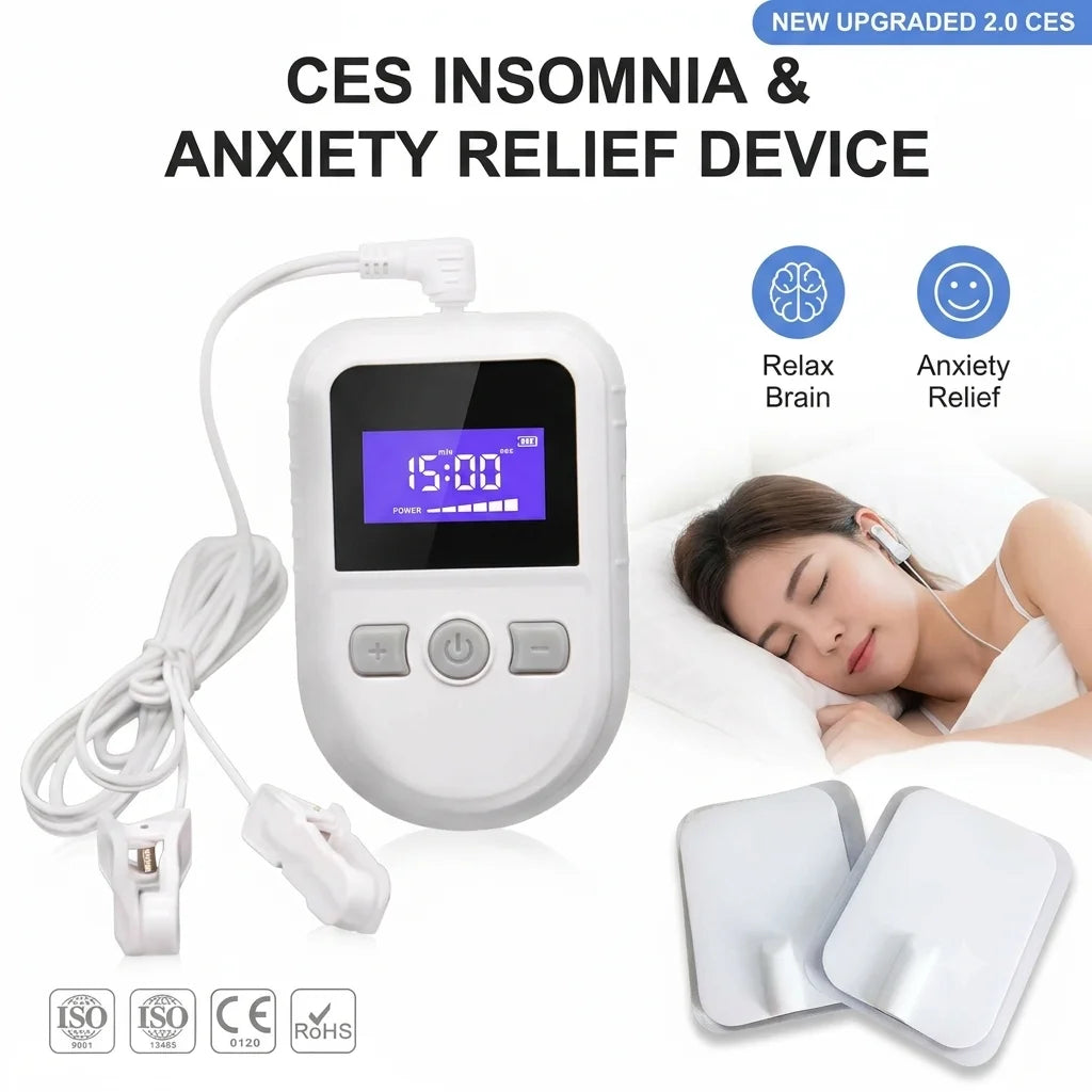 Microcurrent Sleep Aid Device For Relaxation And Restful Sleep