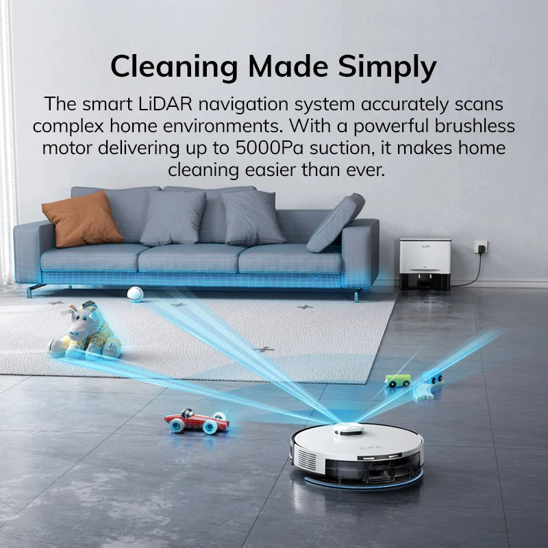 ILIFE A30 Pro Self-Emptying Robot Vacuum and Mop Combo