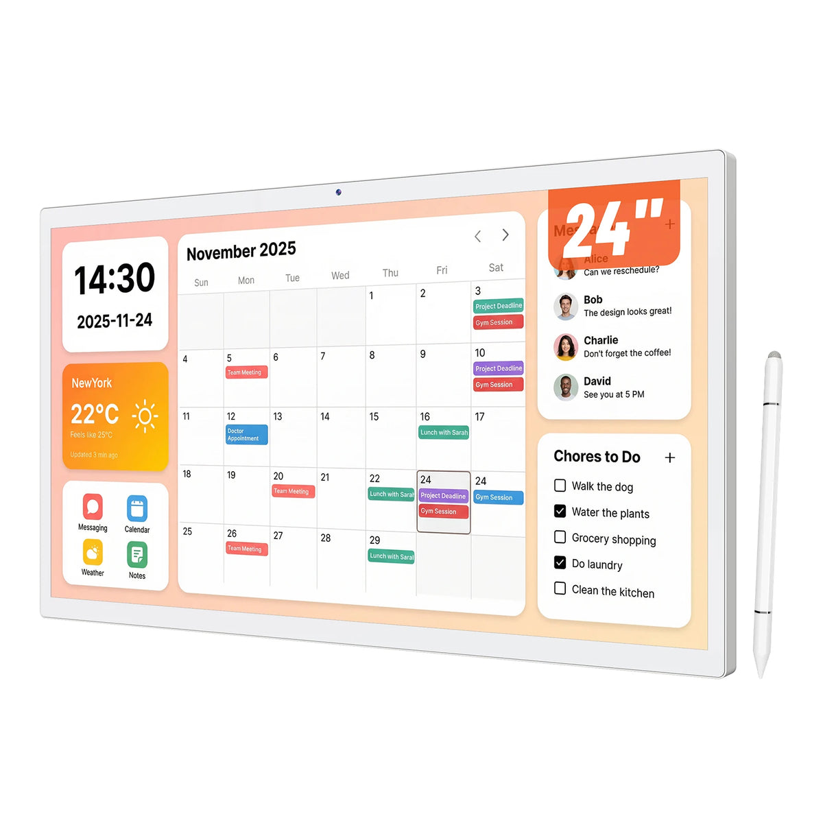MWE Wall Mount Digital Signage Touchscreen Monitor