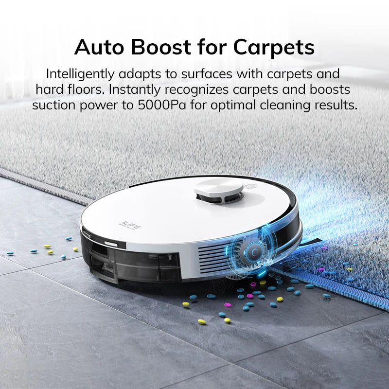 ILIFE A30 Pro Self-Emptying Robot Vacuum and Mop Combo