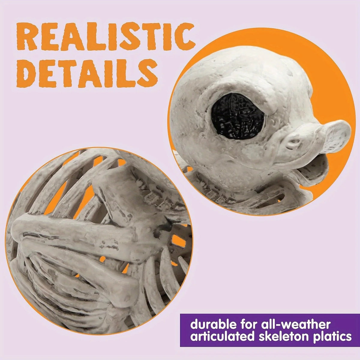 Halloween Duck Skeleton Decorations for Spooky Indoor Outdoor Displays