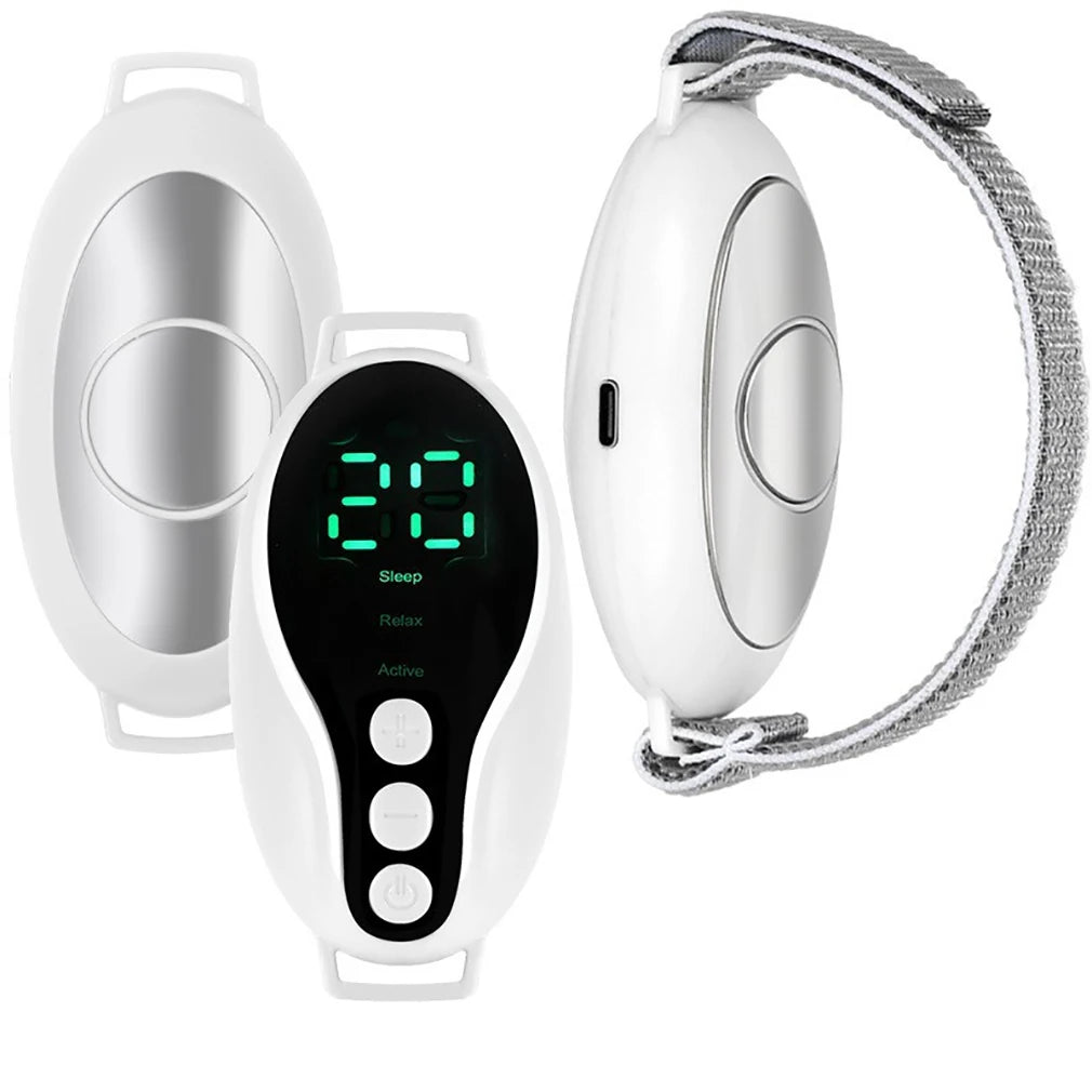 Handheld EMS Sleep Aid Device With Microcurrent Relaxation