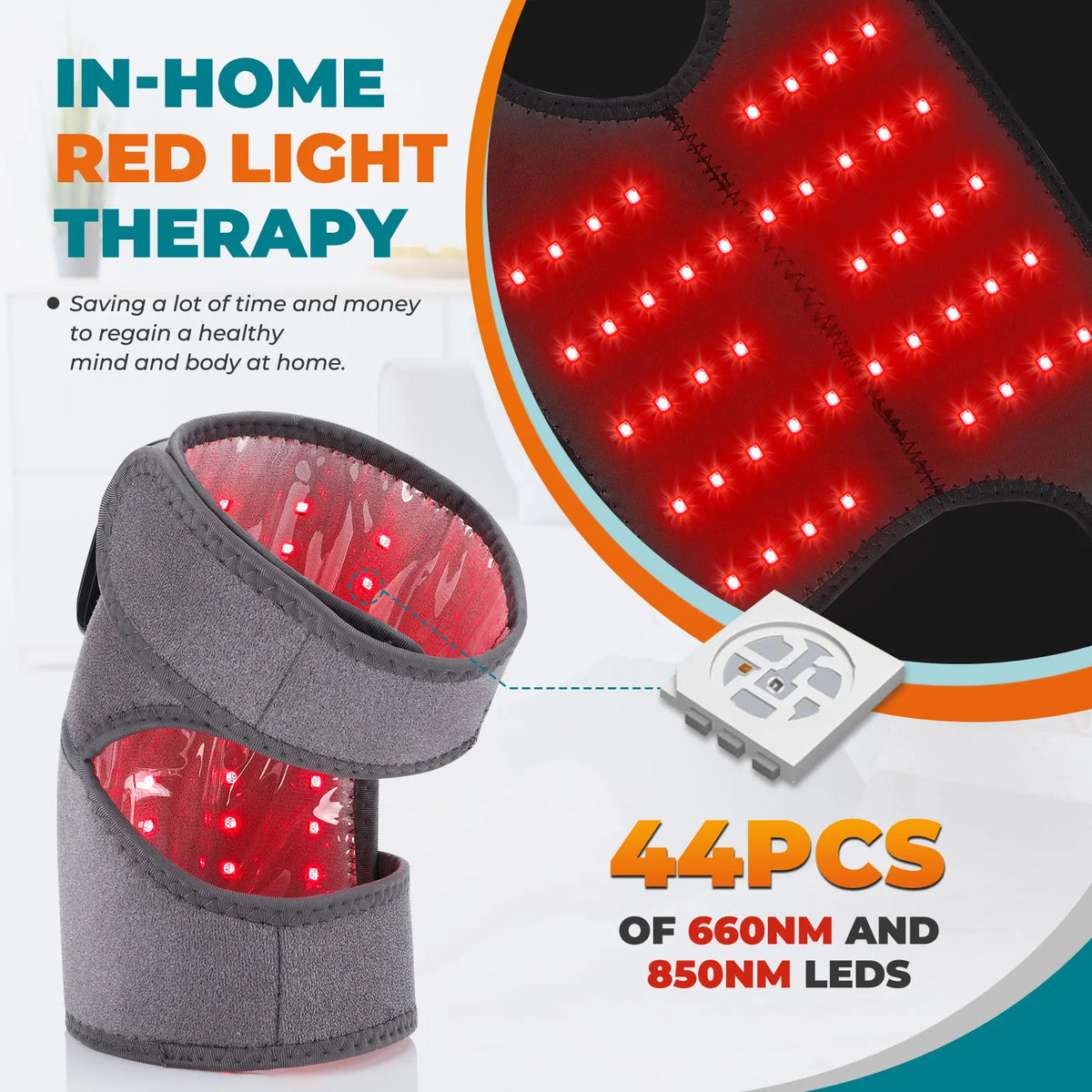 Hailicare Red Light Heating Knee Shoulder Massage Support