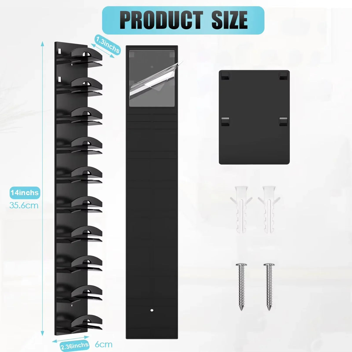 1Pcs Closet Hat Rack Baseball Cap Organizer Plastic Space Saving for Door Storage Holder Caps Hats Home Closet Entryway