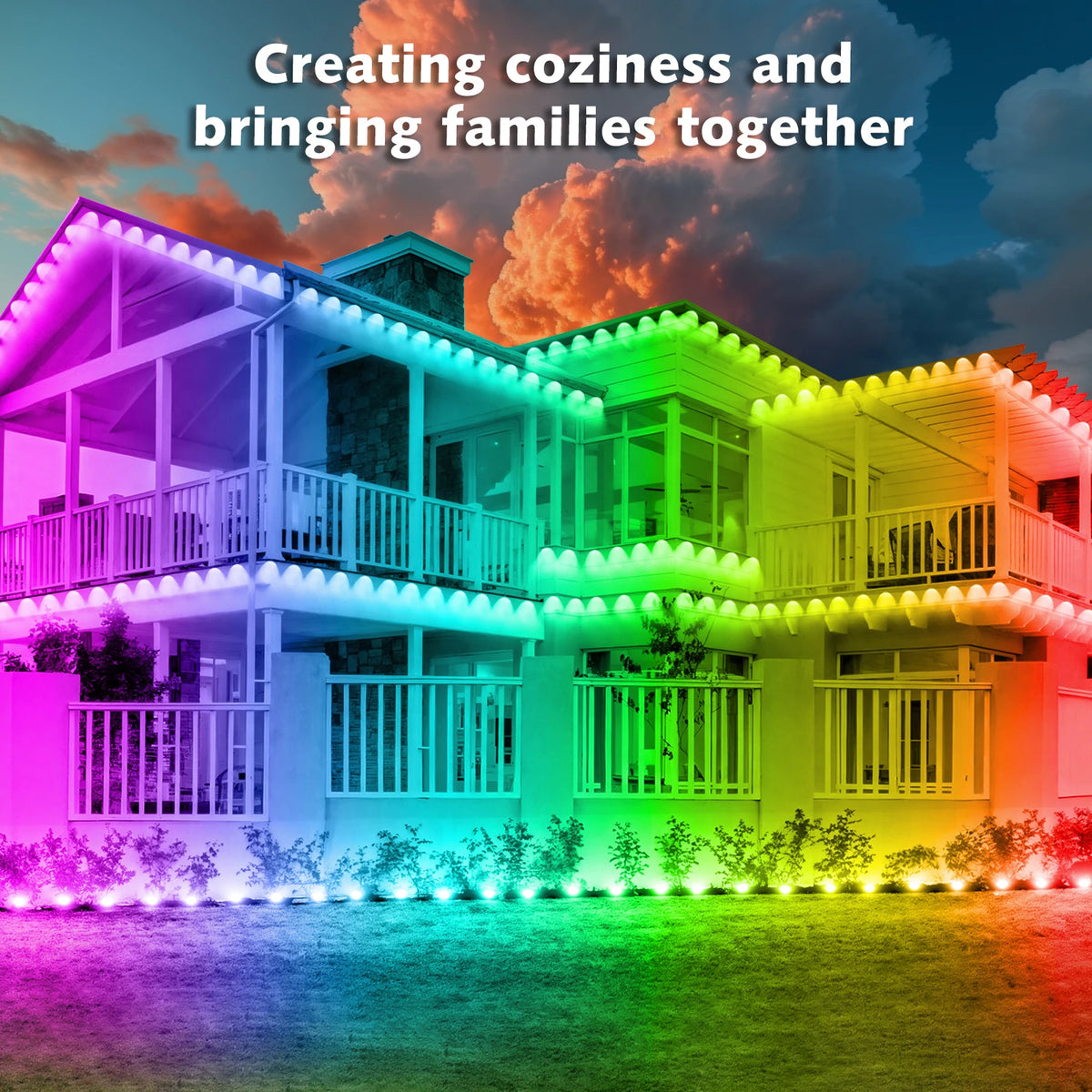 AILBTON Addressable LED Light Strip Waterproof For Outdoor Gutter Decoration