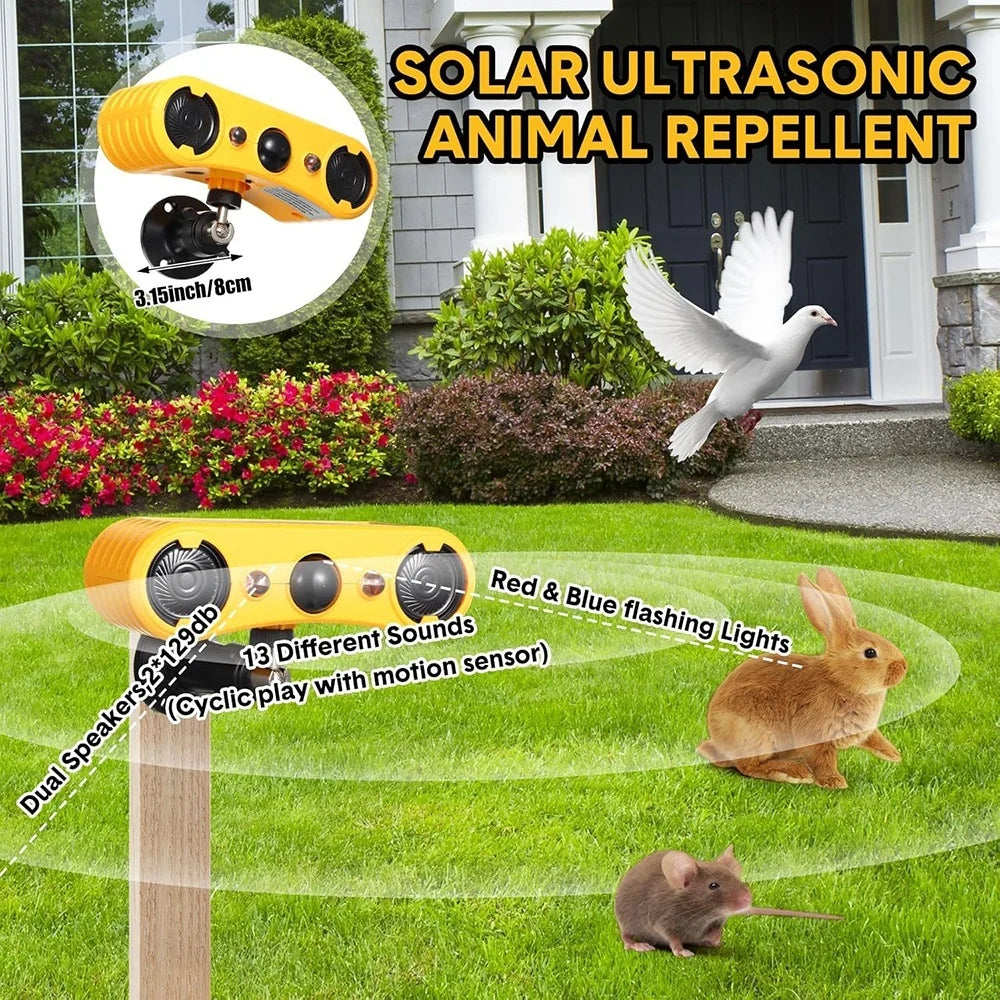 Outdoor Waterproof Solar Motion Alarm Detector