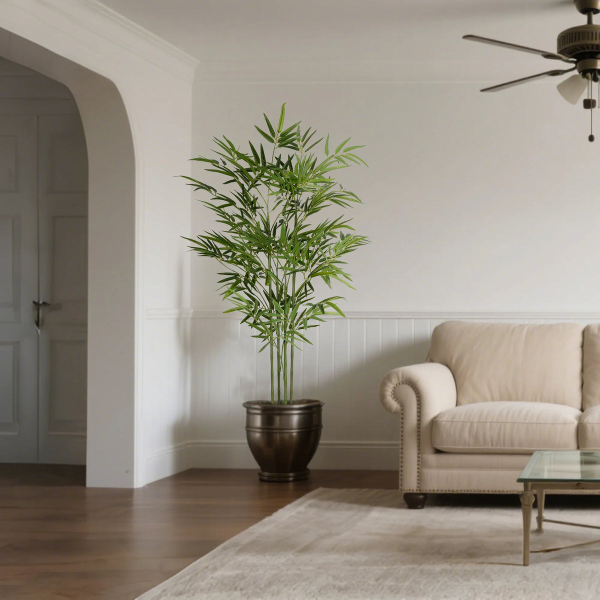 Olitree Artificial Bamboo Tree With Realistic Trunks and Lifelike Leaves