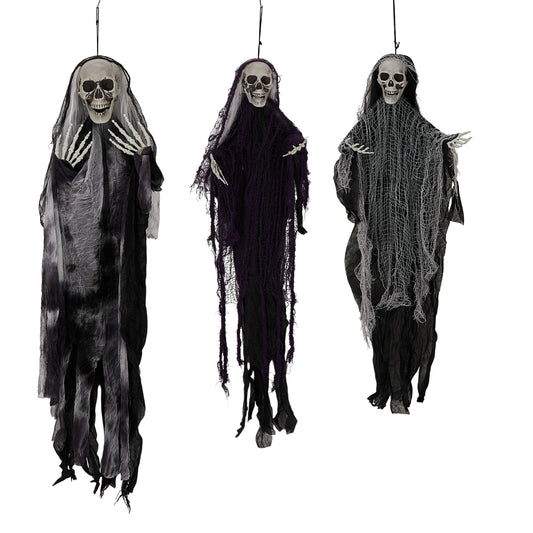 Hanging Halloween Skeleton Grim Reaper Decorations