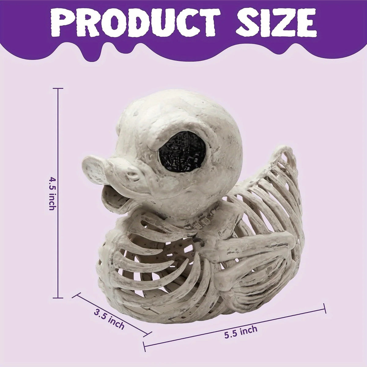 Halloween Duck Skeleton Decorations for Spooky Indoor Outdoor Displays