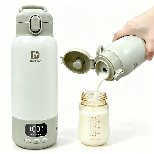 Rechargeable Heated Water Bottle With Digital Temperature Display