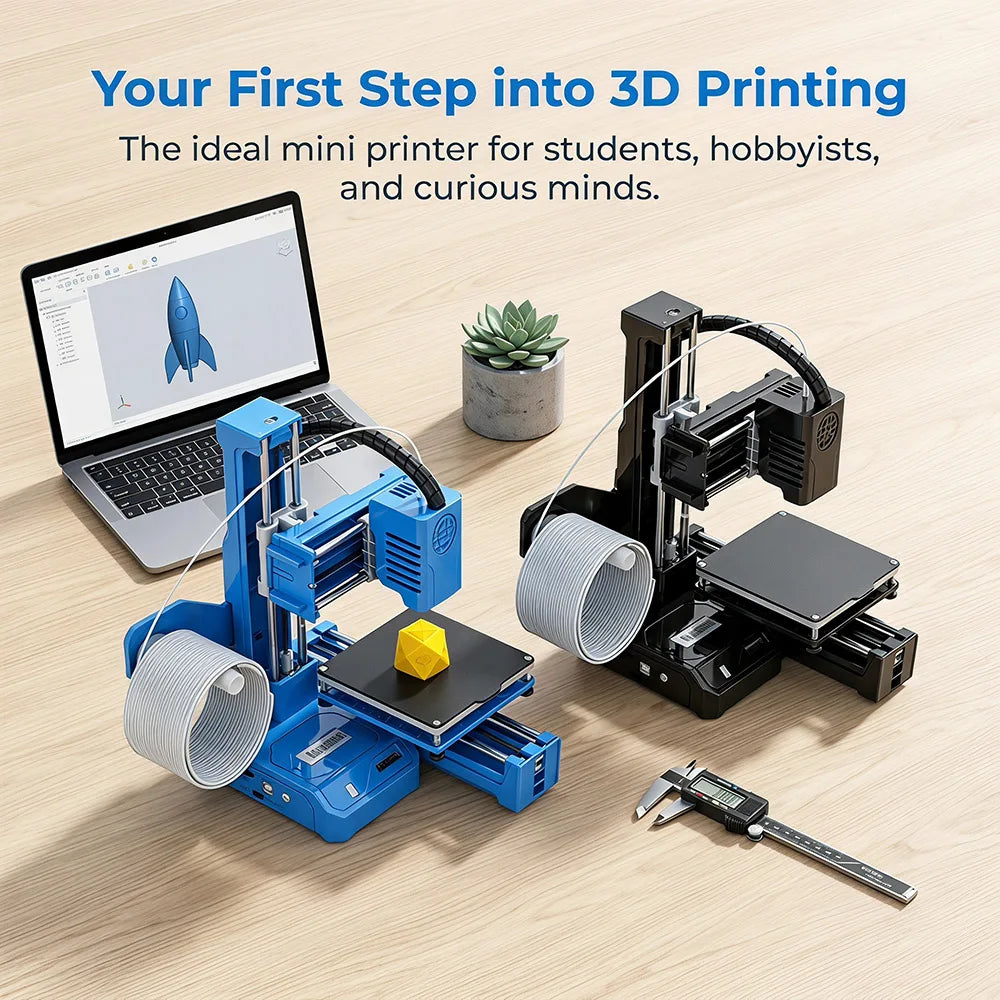 EasyThreed K9 Mini Desktop FDM 3D Printer for Beginners